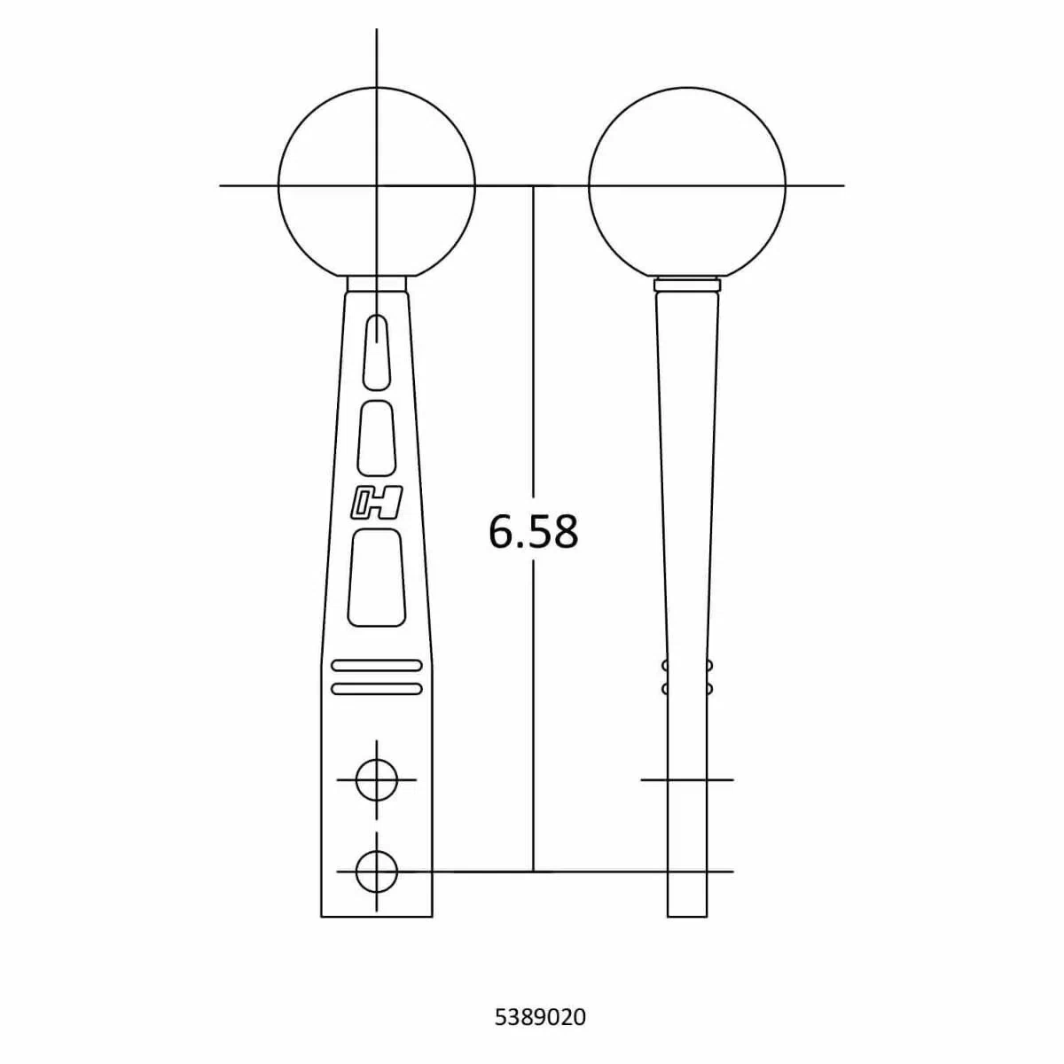Hurst Billet_Plus Shifter Stick - 5389020